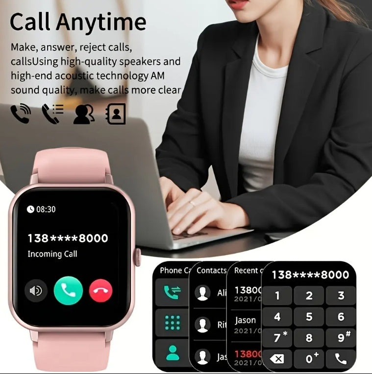 Women Call Heart Rate Sport Mode Waterproof Smart Watch